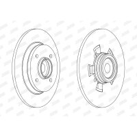 JURID 562450JC-1 Bremsscheibe