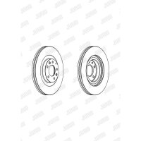 JURID 562921JC-1 Bremsscheibe