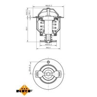 NRF 725119 Thermostat, Kühlmittel