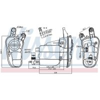 NISSENS 996128 Ausgleichsbehälter, Kühlmittel