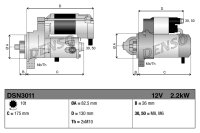 DENSO DSN3011 Starter