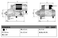 DENSO DSN3018 Starter