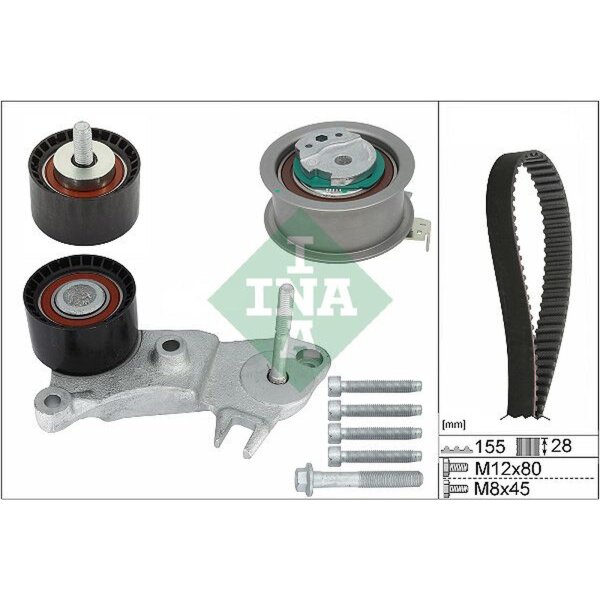 Schaeffler INA 530 0762 10 Zahnriemensatz