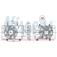 NISSENS 85810 Lüfter, Motorkühlung