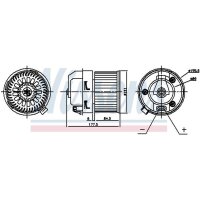 NISSENS 87399 Innenraumgebläse