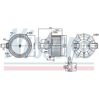 NISSENS 87548 Innenraumgebläse