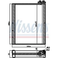 NISSENS 92368 Verdampfer, Klimaanlage