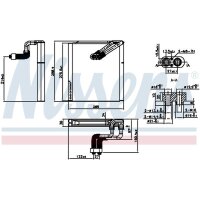 NISSENS 92375 Verdampfer, Klimaanlage