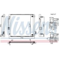 NISSENS 940688 Kondensator, Klimaanlage