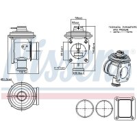 NISSENS 98353 AGR-Ventil