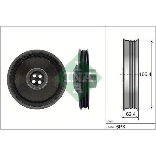 Schaeffler INA 544 0171 10 Riemenscheibe, Kurbelwelle