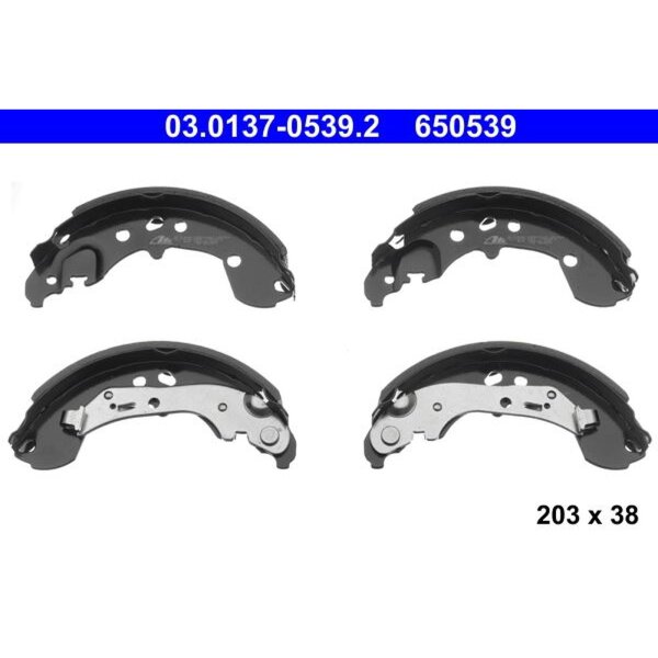 ATE 03.0137-0539.2 Bremsbackensatz