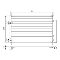 VALEO 812654 Kondensator, Klimaanlage