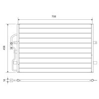VALEO 812710 Kondensator, Klimaanlage