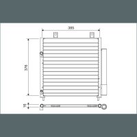 VALEO 822600 Kondensator, Klimaanlage