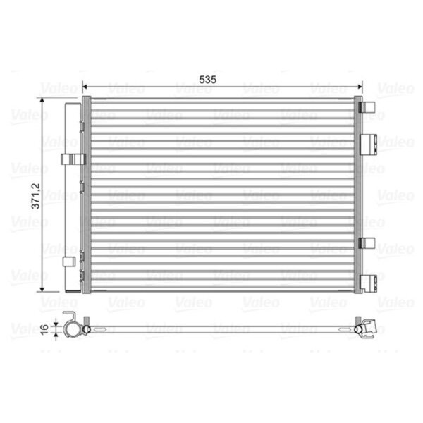 VALEO 822610 Kondensator, Klimaanlage