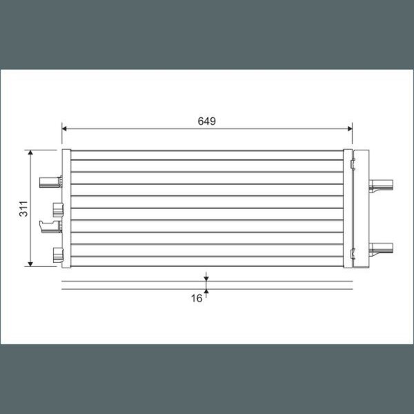 VALEO 822615 Kondensator, Klimaanlage