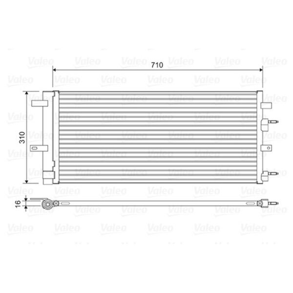 VALEO 822618 Kondensator, Klimaanlage