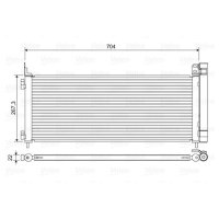 VALEO 822619 Kondensator, Klimaanlage