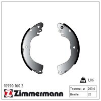ZIMMERMANN 10990.160.2 Bremsbackensatz