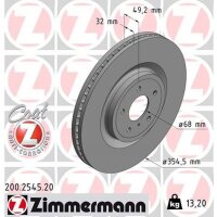 ZIMMERMANN 200.2545.20 Bremsscheibe