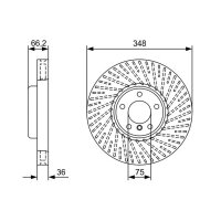 BOSCH 0 986 479 W20 Bremsscheibe