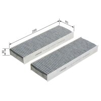 BOSCH 1 987 435 608 Filter, Innenraumluft