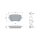 BOSCH 0 986 424 890 Bremsbelagsatz, Scheibenbremse