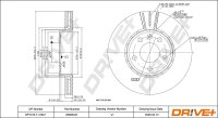 DR!VE+ DP1010.11.0347 Bremsscheibe