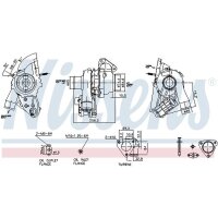 NISSENS 93284 Lader, Aufladung