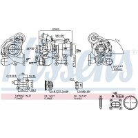 NISSENS 93442 Lader, Aufladung