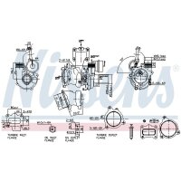 NISSENS 93453 Lader, Aufladung