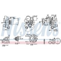 NISSENS 93454 Lader, Aufladung