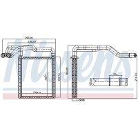 NISSENS 77650 Wärmetauscher, Innenraumheizung