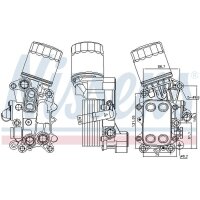 NISSENS 91311 Ölkühler, Motoröl