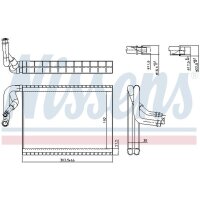 NISSENS 92370 Verdampfer, Klimaanlage