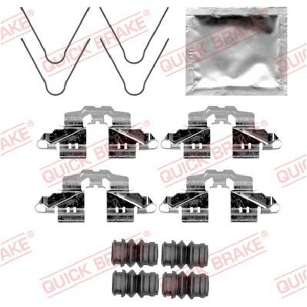QUICK BRAKE 109-0098 Zubehörsatz, Scheibenbremsbelag