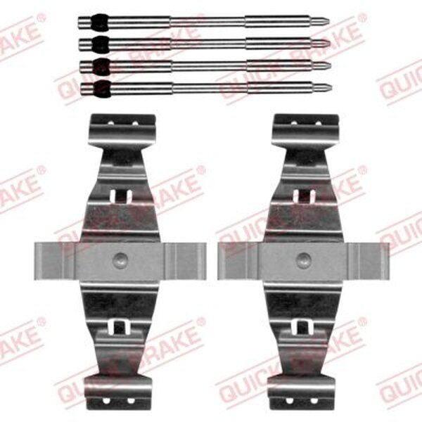 QUICK BRAKE 109-0108 Zubehörsatz, Scheibenbremsbelag