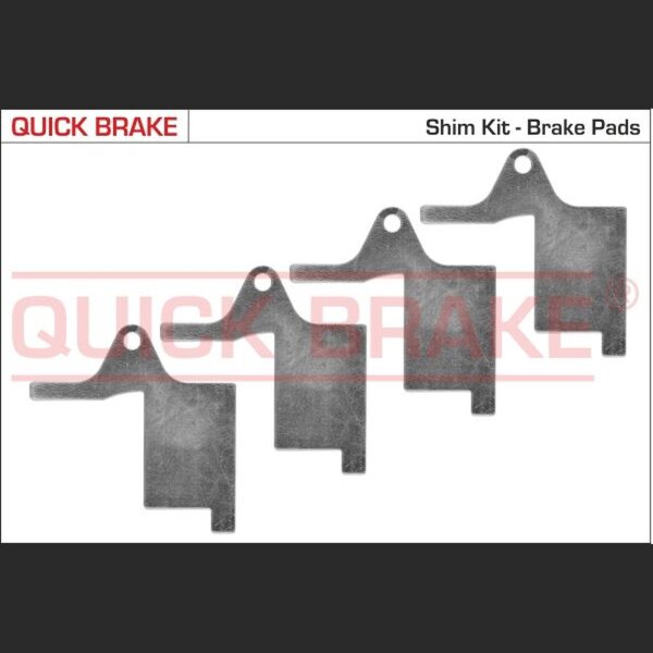 QUICK BRAKE 2896K Anti-Quietsch-Folie, Bremsbelag (Rückenplatte)