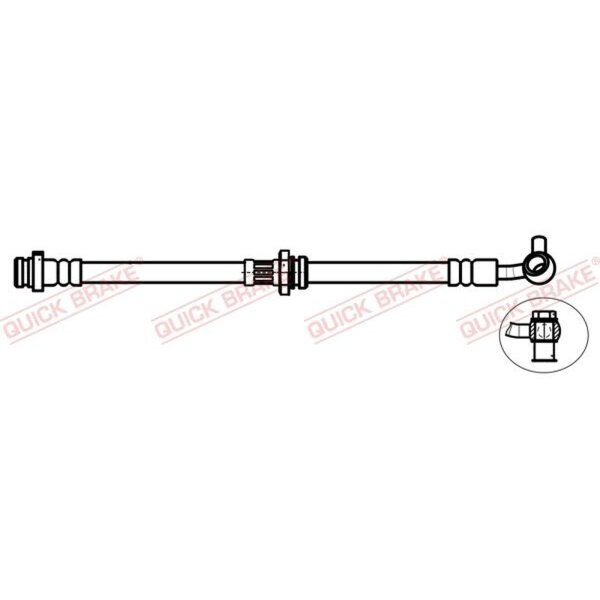 QUICK BRAKE 50.749X Bremsschlauch
