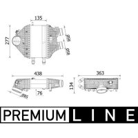 MAHLE CI 618 000P Ladeluftkühler