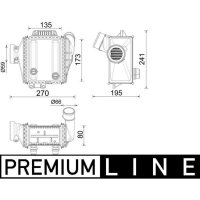 MAHLE CI 639 000P Ladeluftkühler