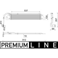 MAHLE CLC 288 000P Ölkühler, Automatikgetriebe