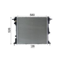 MAHLE CR 2599 000P Kühler, Motorkühlung