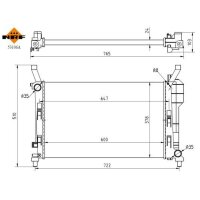 NRF 53106A Kühler, Motorkühlung