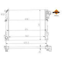 NRF 53966A Kühler, Motorkühlung