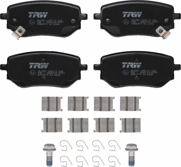 TRW GDB2270 Bremsbelagsatz, Scheibenbremse