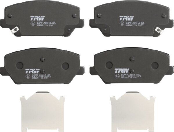 TRW GDB2251 Bremsbelagsatz, Scheibenbremse