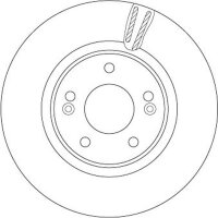 TRW DF6497S Bremsscheibe