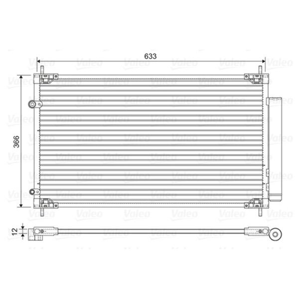 VALEO 822604 Kondensator, Klimaanlage